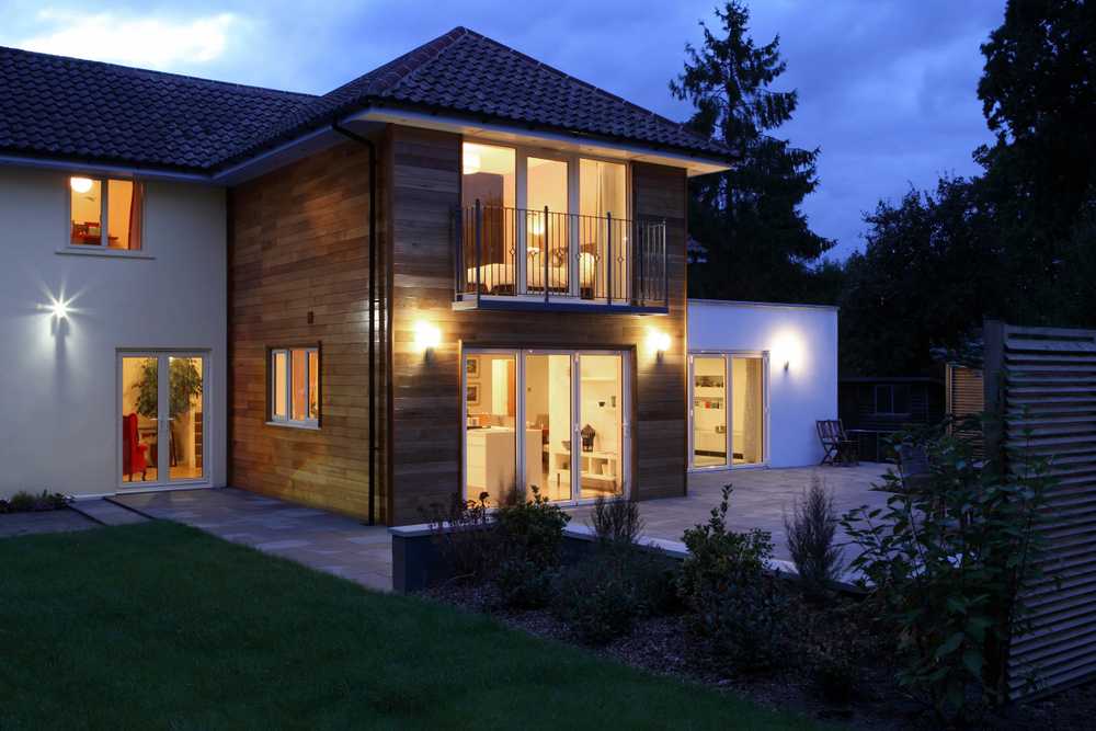 Villa på kvällen